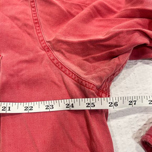 Marlboro red button down shirt men XL *flawed* - Picture 4 of 9